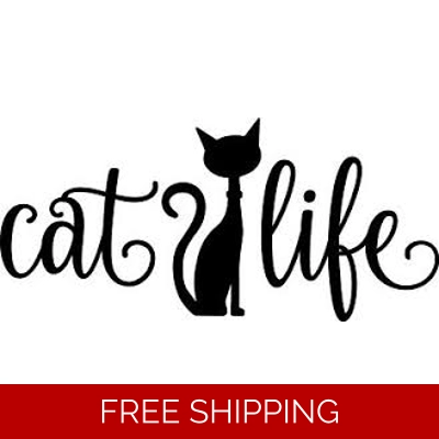 Cat Life Die Cut Vinyl Decal sticker Cat Life Die Cut Vinyl Decal sticker